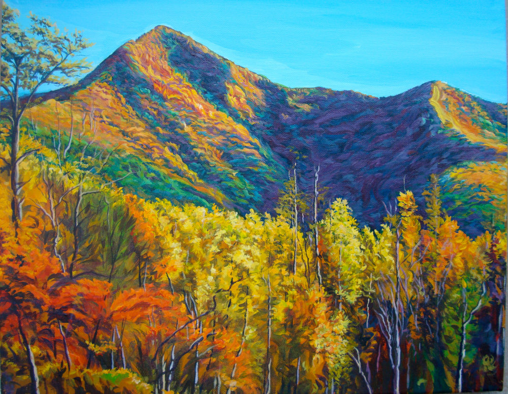 Picture of Mount Pisgah in the fall